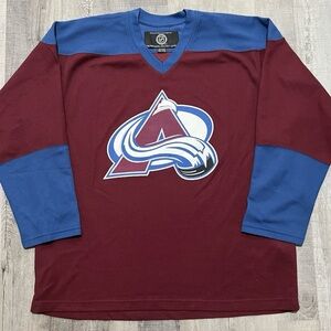 Colorado Avalanche NHL Adult Hockey Burgundy/Blue Sportswear Jersey L